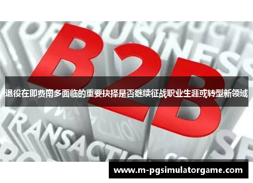 退役在即费南多面临的重要抉择是否继续征战职业生涯或转型新领域